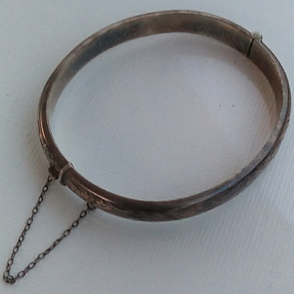 1972 Joseph & Sons Birmingham 925 Silver Bangle - Picture 2 of 8